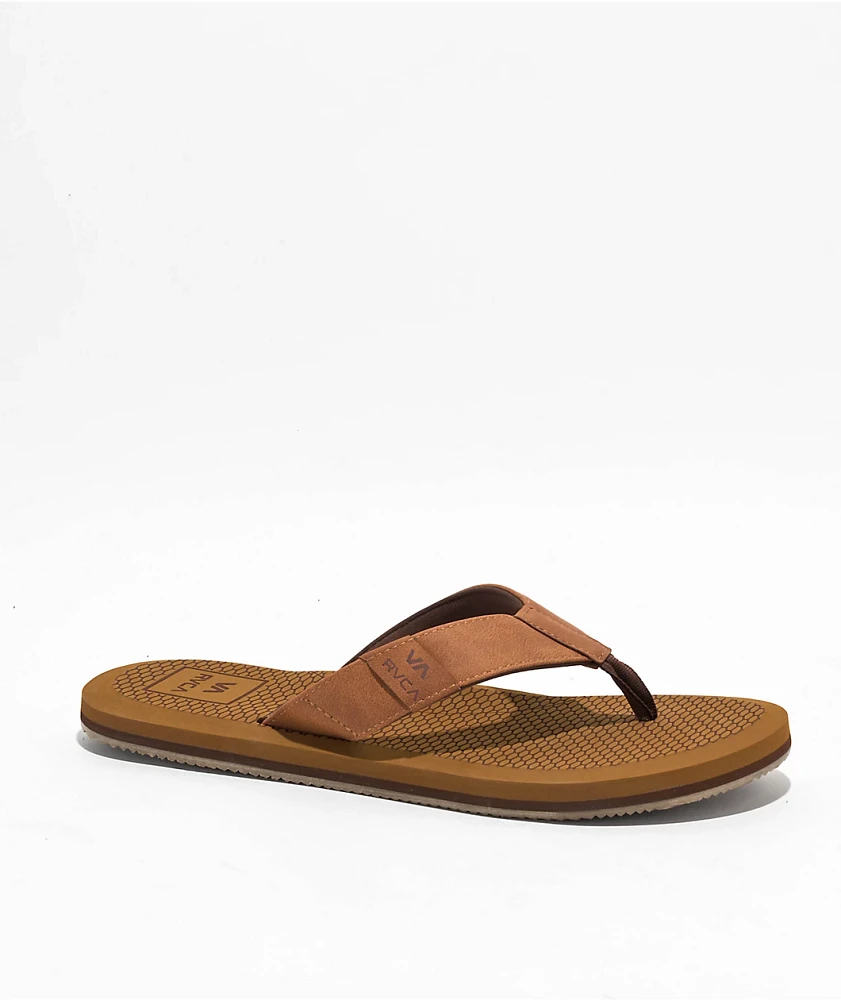 RVCA Sandbar Tan Sandals