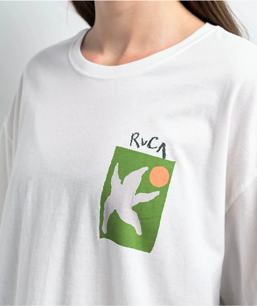 RVCA Starfish White Baggy T-Shirt