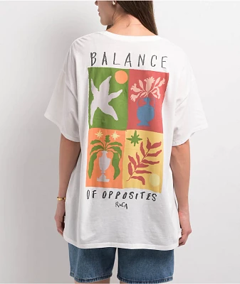 RVCA Starfish White Baggy T-Shirt