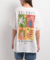 RVCA Starfish White Baggy T-Shirt