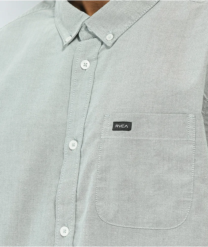 RVCA That'll Do Green Stretch Short Sleeve Shirt