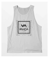 RVCA Topo All The Way White Tank Top