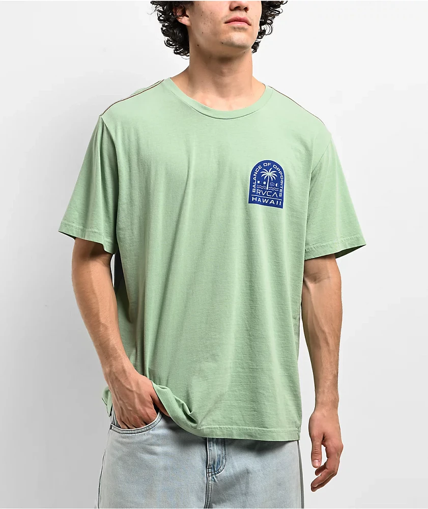 RVCA Tropic Granite Green T-Shirt