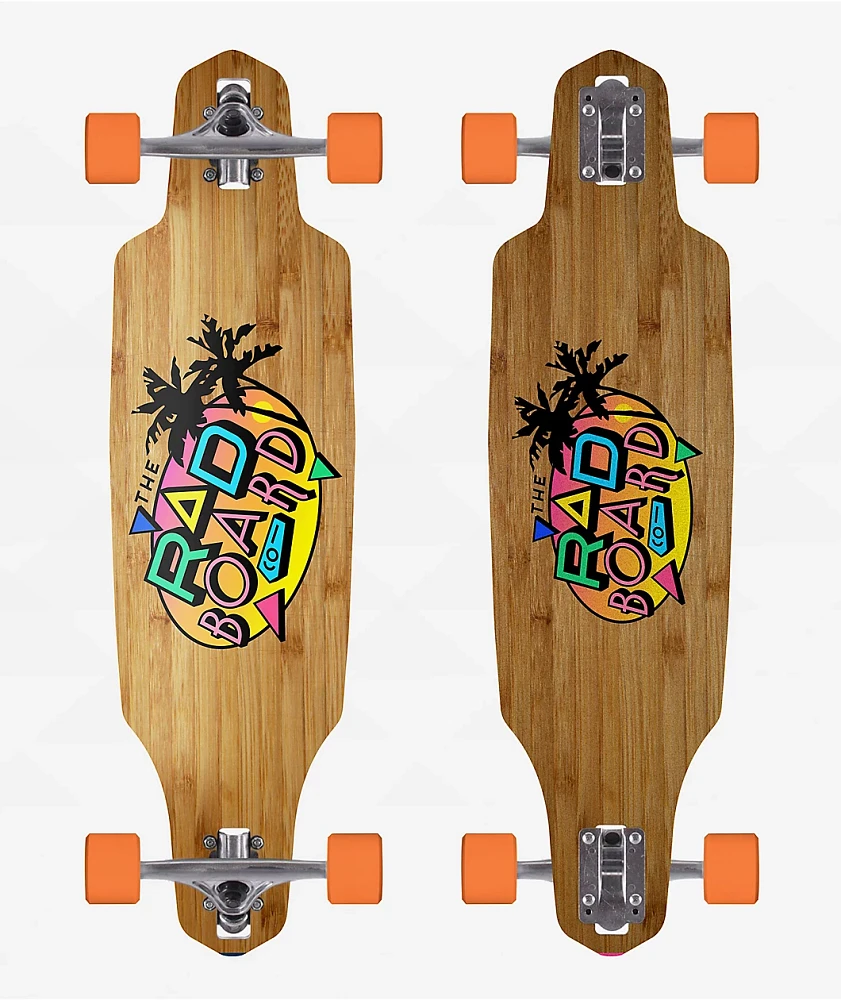 Rad Bamboo Cabin 36" Drop Through Longboard Complete