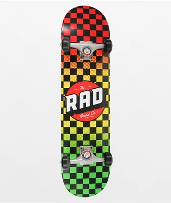 Rad Checkers Dude Crew 8.0" Skateboard Complete