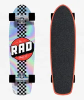 Rad Retro Roller Checkers 28" Cruiser Skateboard Complete