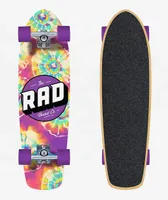 Rad Retro Roller Neochrome 28" Cruiser Skateboard Complete