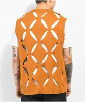 Ragged Priest Louie Tobacco Sweater Vest