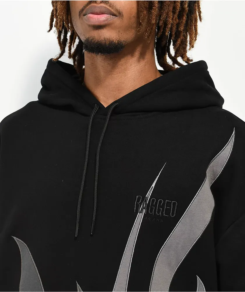 Ragged Priest Scorch Black & Grey Hoodie