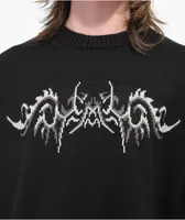 Ragged Priest Tribal Black Nano Knit Sweater