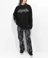 Ragged Priest Tribal Black Nano Knit Sweater