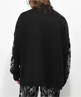 Ragged Priest Tribal Black Nano Knit Sweater