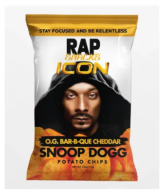 Rap Snacks Snoopdogg BBQ Cheddar Potato Chips
