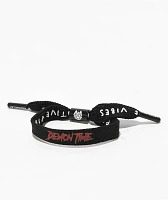 Rastaclat Demon Time Black Shoelace Bracelet