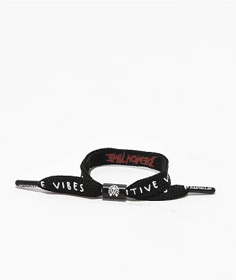Rastaclat Demon Time Black Shoelace Bracelet