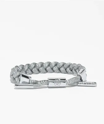 Rastaclat Facade Silver Braided Bracelet