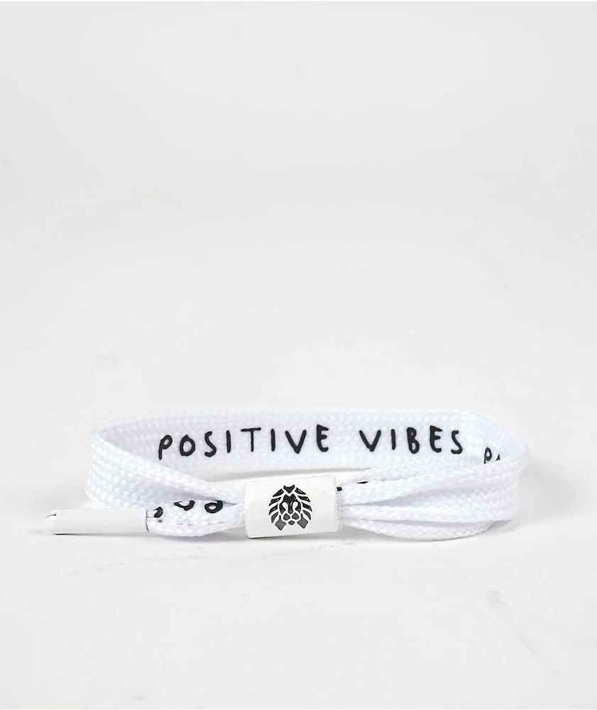 Rastaclat I <3 Your Mom White Shoelace Bracelet