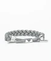 Rastaclat I Love You Grey Braided Bracelet