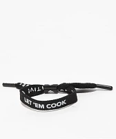 Rastaclat Let Em Cook Black Shoelace Bracelet