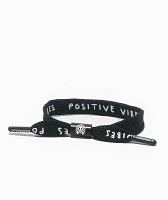 Rastaclat Locked In Black Shoelace Bracelet