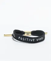 Rastaclat Positive Vibes Black & Gold Bracelet