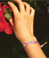 Rastaclat Positive Vibes Pink Cloud Dye Bracelet