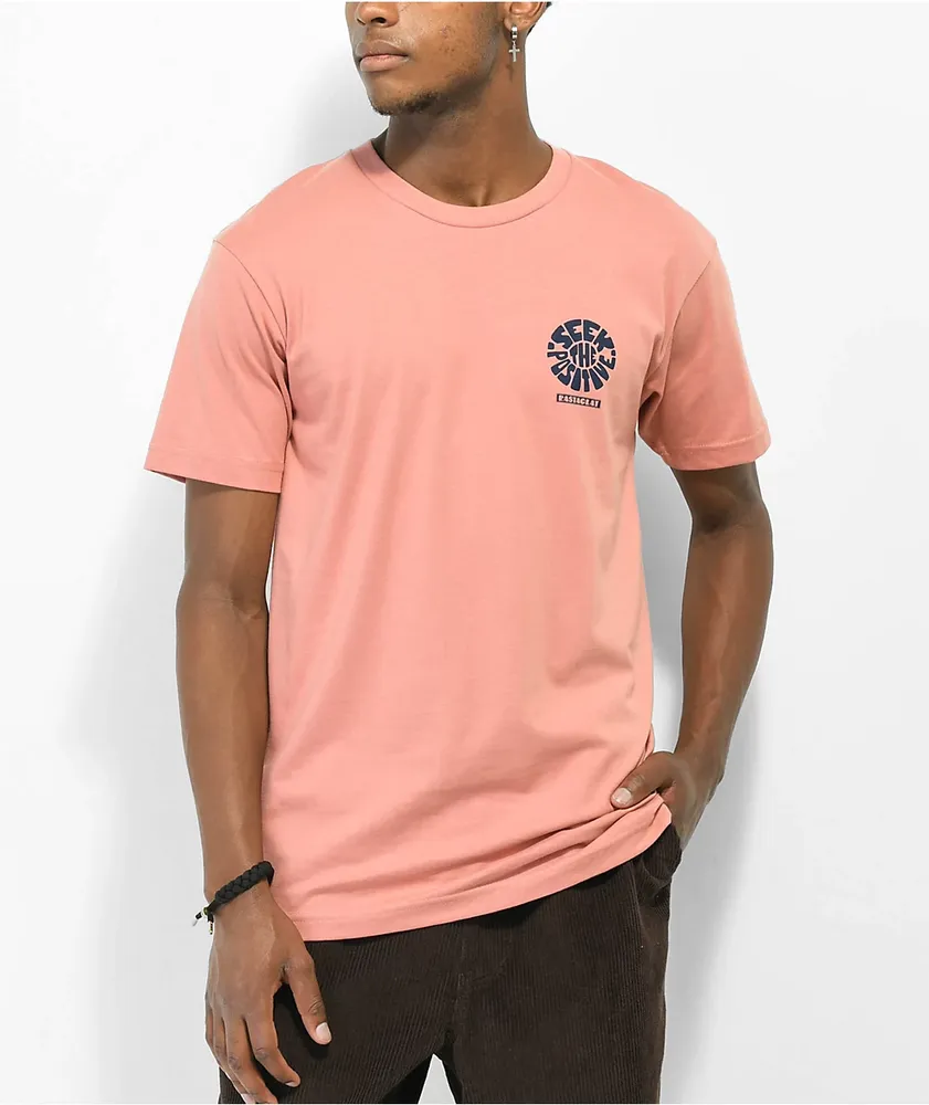 Rastaclat Seek The Positive Crest Rose T-Shirt