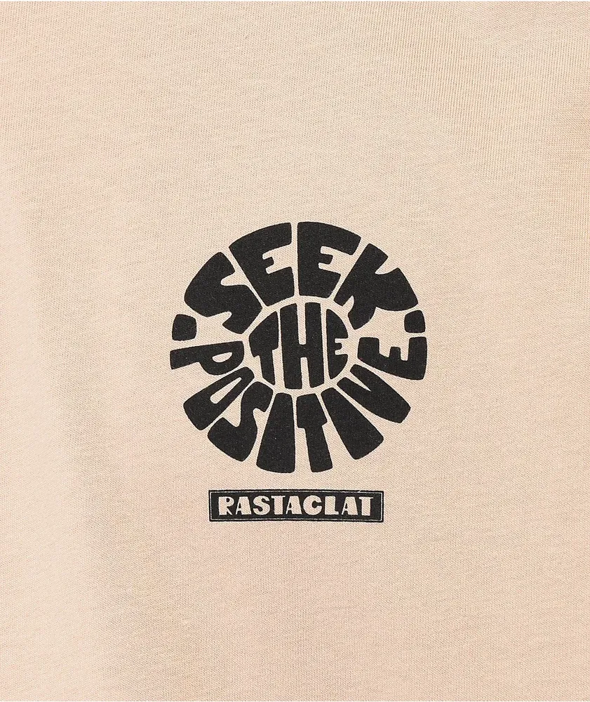 Rastaclat Seek The Positive Crest Sand T-Shirt