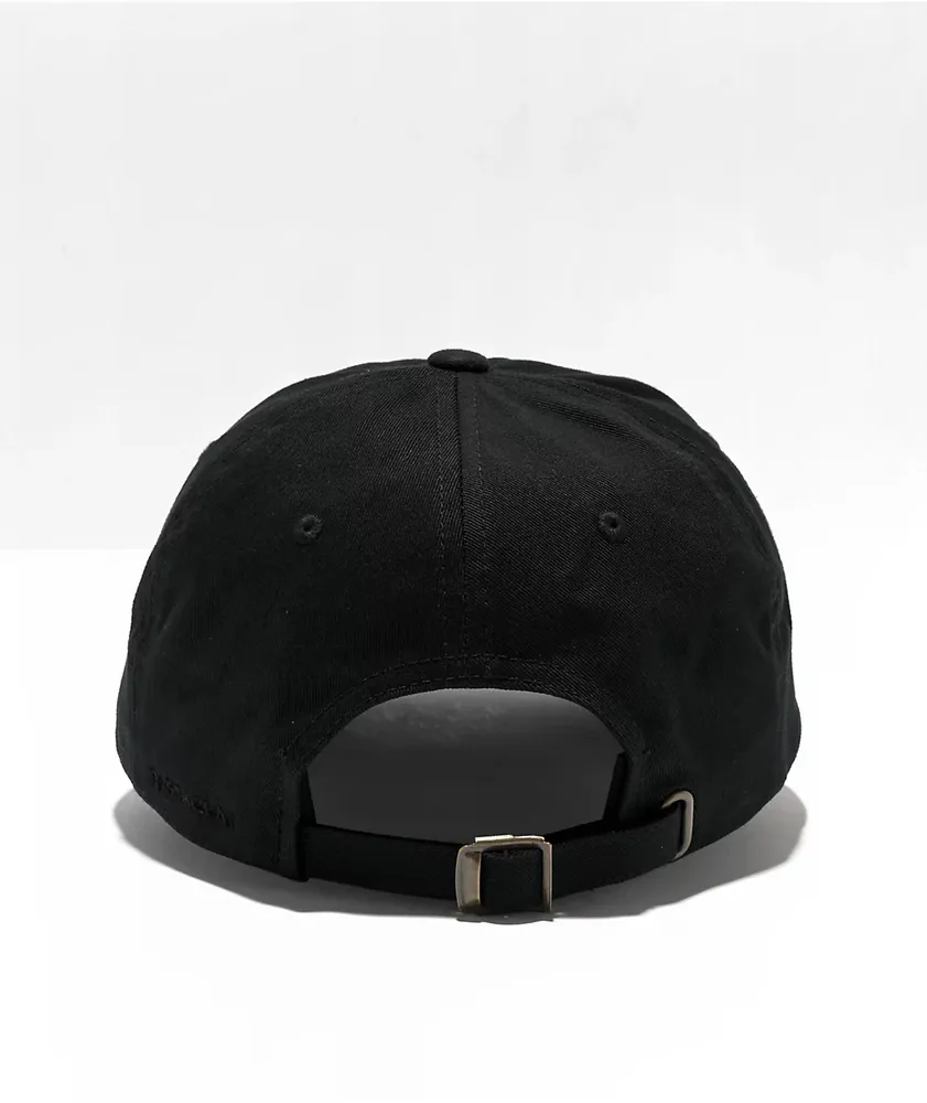 Rastaclat Seek The Positive Logo Black Strapback Hat