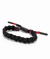 Rastaclat Venture Black & Red Braided Bracelet