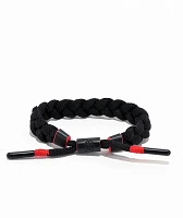 Rastaclat Venture Black & Red Braided Bracelet