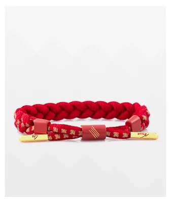 Rastaclat x Bruce Lee Red Braided Bracelet