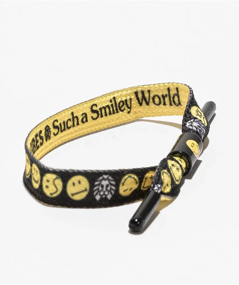 Rastaclat x Smiley World Single Lace Bracelet