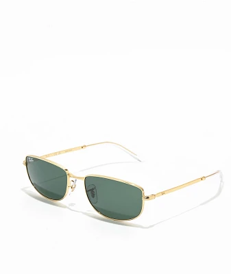 Ray-Ban Artista RB3732 Polished Gold & Green Sunglasses