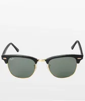 Ray-Ban Clubmaster Black & Gold Sunglasses
