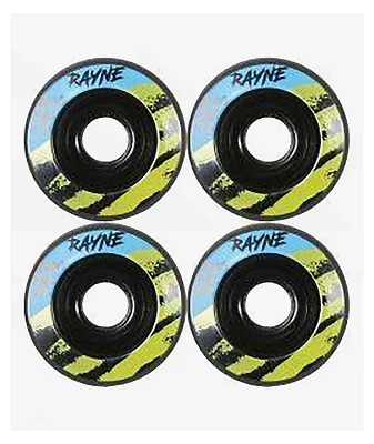 Rayne Envy 70mm 77a Black Longboard Wheels