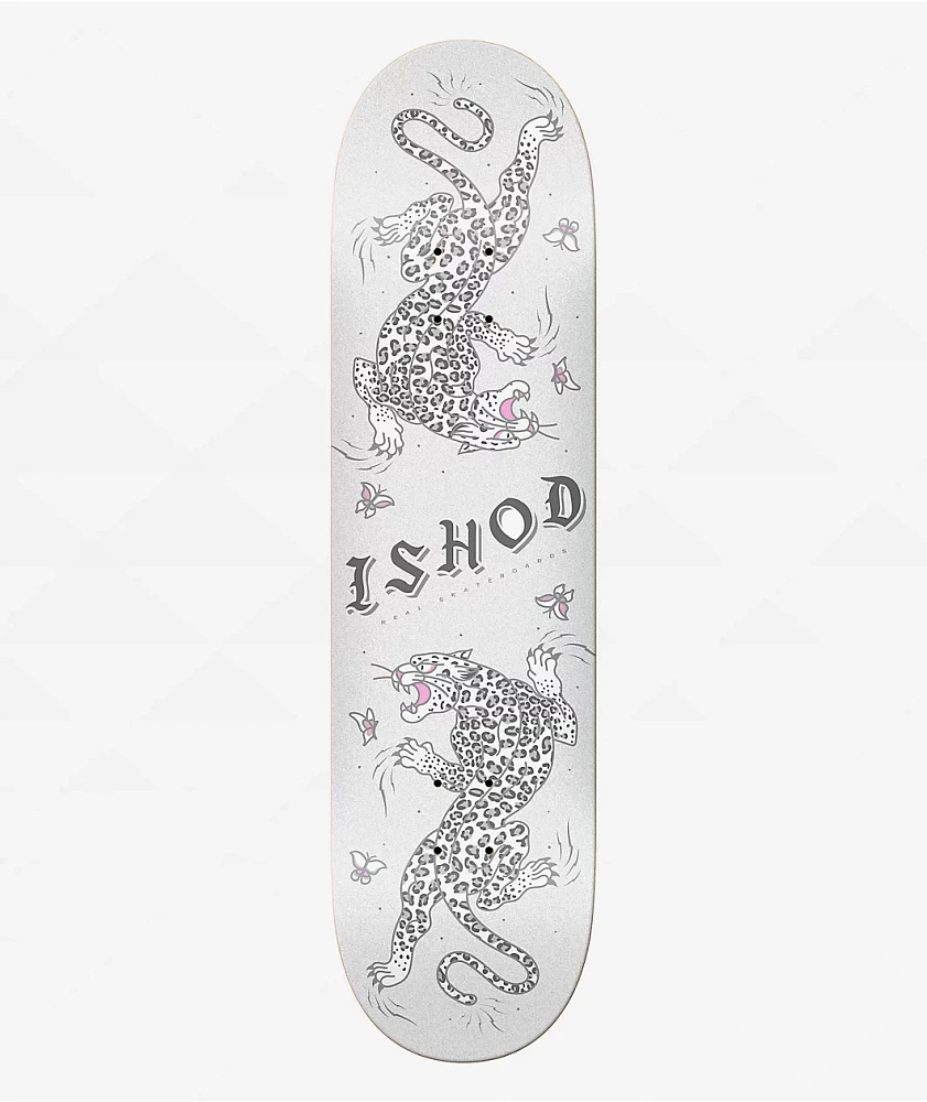 Real Cat Scratch Glitter Wair 8.25" Skateboard Deck