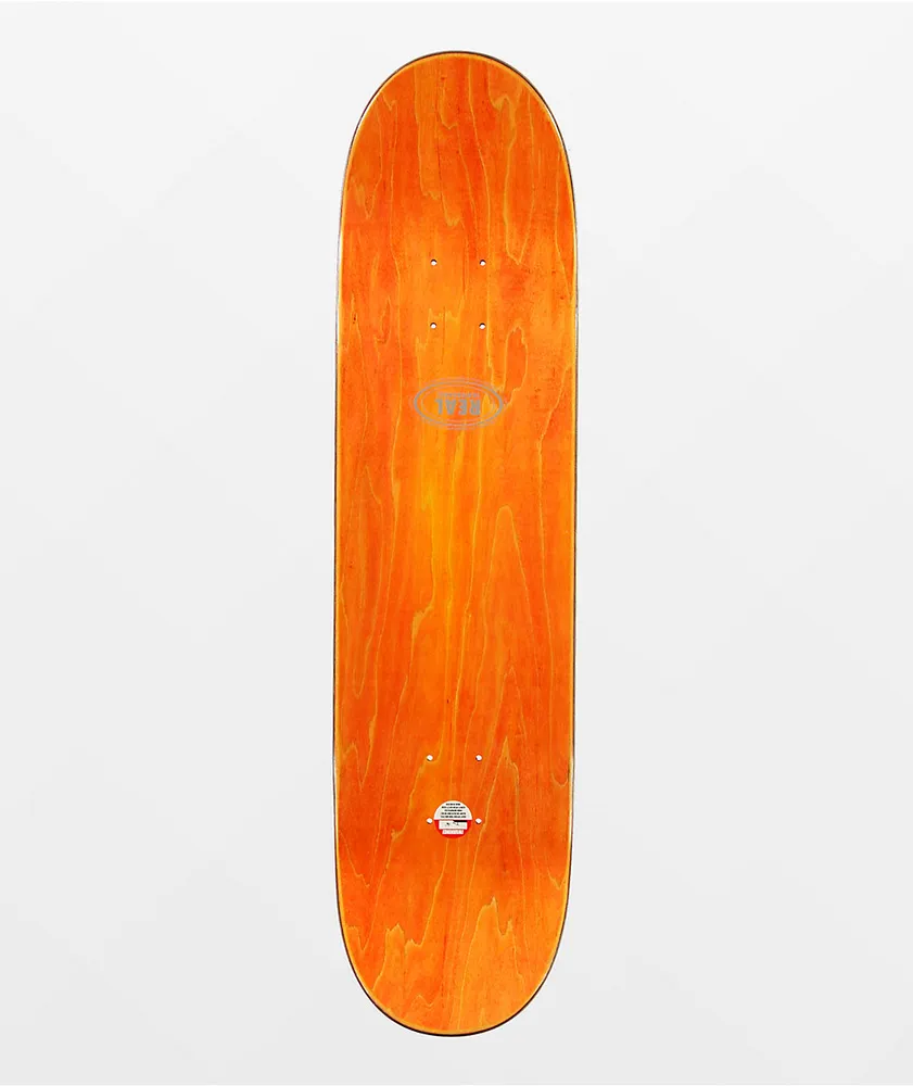 Real Classic Oval 8.06" Yellow Skateboard Deck