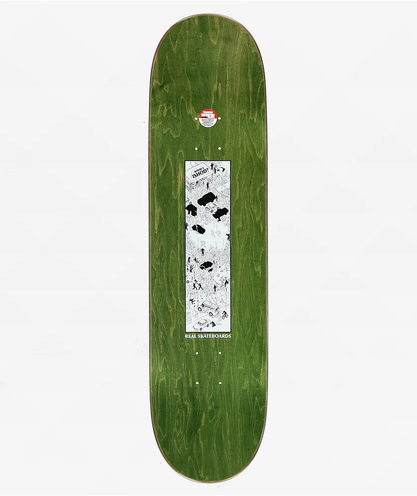 Real Ishod Where's Ishod 8.25" Skateboard Deck