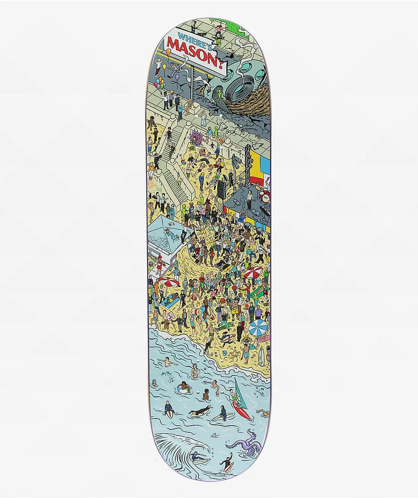 Real Mason Where's Mason 8.5" Skateboard Deck