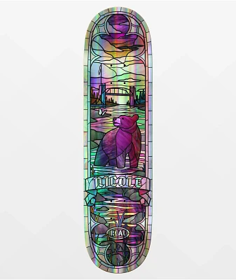 Real Nicole Cathedral Rainbow Chromatic 8.38" Skateboard Deck