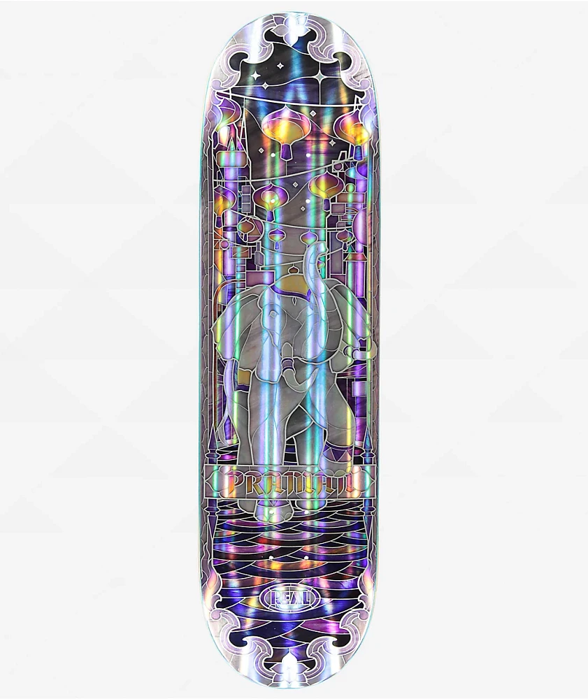 Real Praman Holographic Cathedral 8.5" Skateboard Deck