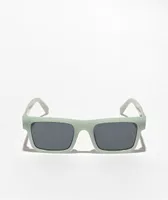 Rectangular Flat Top Blue Sunglasses
