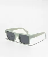 Rectangular Flat Top Blue Sunglasses