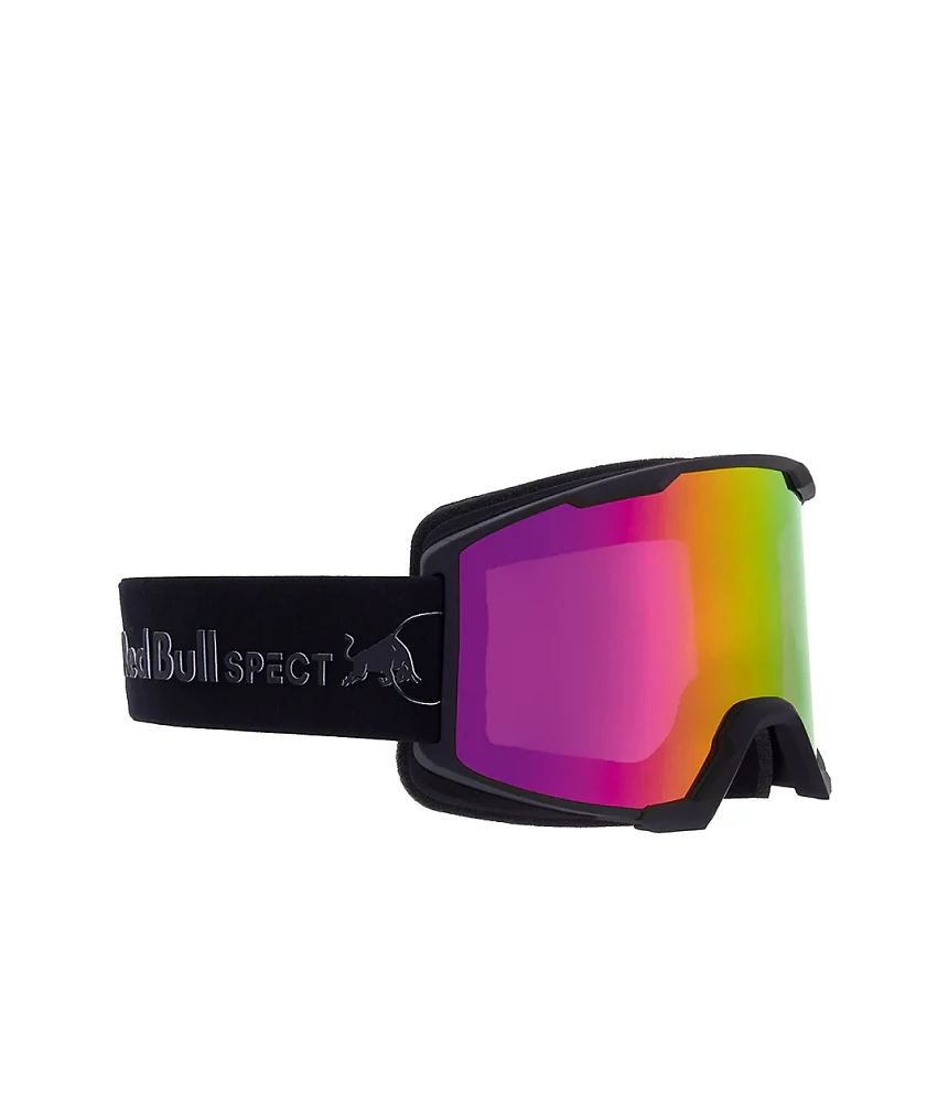 Red Bull Spect Solo 005BU2 Black Snowboard Goggles