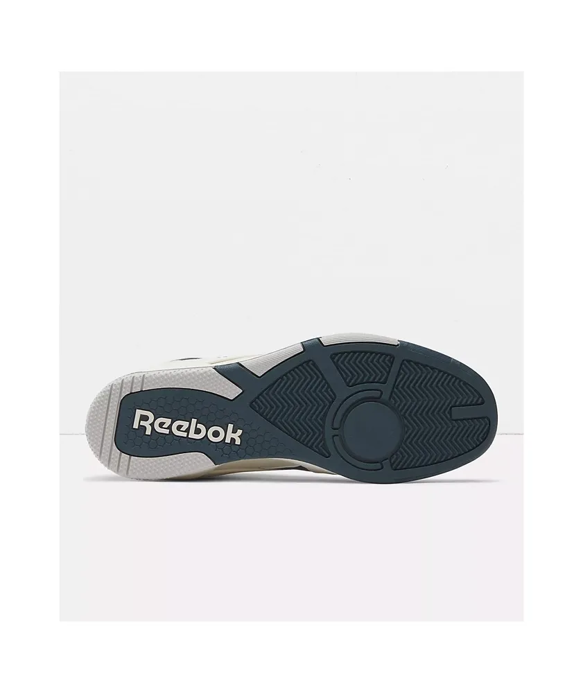 Reebok BB4000 II Mid Chalk & Blue Shoes