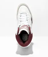 Reebok BB4000 II Vector 93 Mid Chalk & Burgundy Shoes