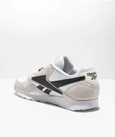 Reebok Classic Nylon Plus White & Black Shoes