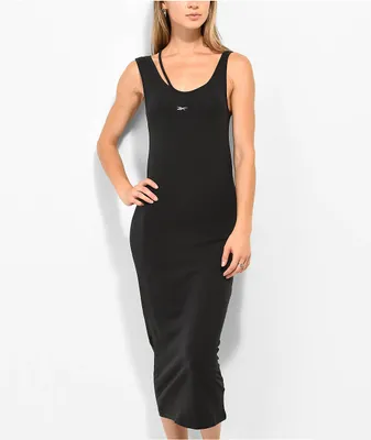 Reebok Classics Black Midi Dress