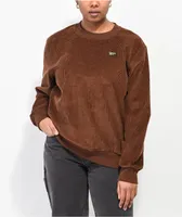 Reebok Classics Brown Corduroy Crewneck Sweatshirt